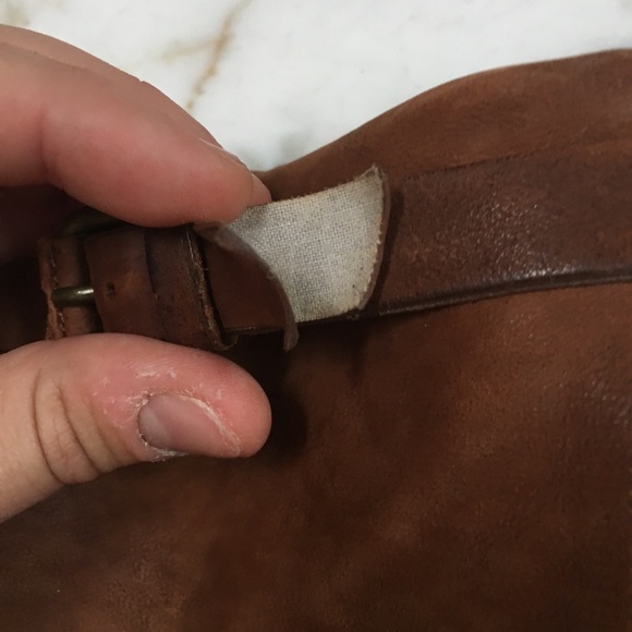 Sartore Brown Distressed Leather Thigh High Boots - Picture 5 of 11